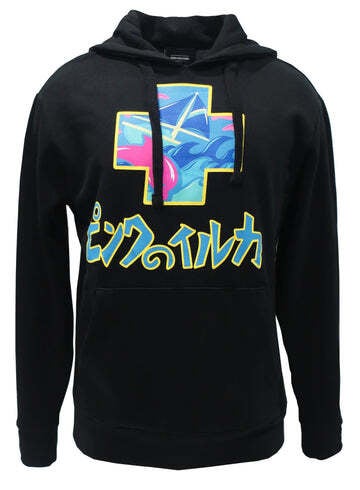PINK DOLPHIN BLACK HOODIE Fearless Fashion